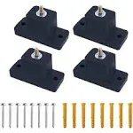 Homend 4Pack Rubber Vibration Isolator Mounting Bracketair Conditioner Mounting ...