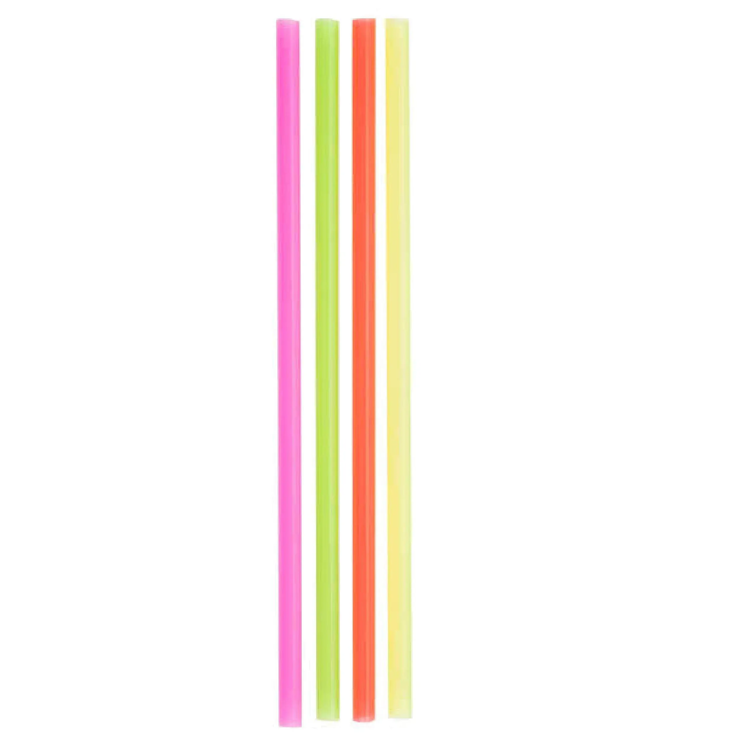 Pack of 150 NEON Giant 12" Drinking/Smoothie Straw, Perfect for Tall Cups and Tumblers