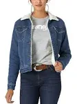 Wrangler Women's Retro Sherpa Lined Denim Jacket