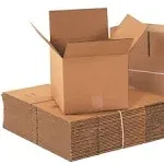 Aviditi Shipping Boxes Small 12"L x 12"W x 12"H, 25-Pack Corrugated Cardboard Box for Packing, Moving and Storage