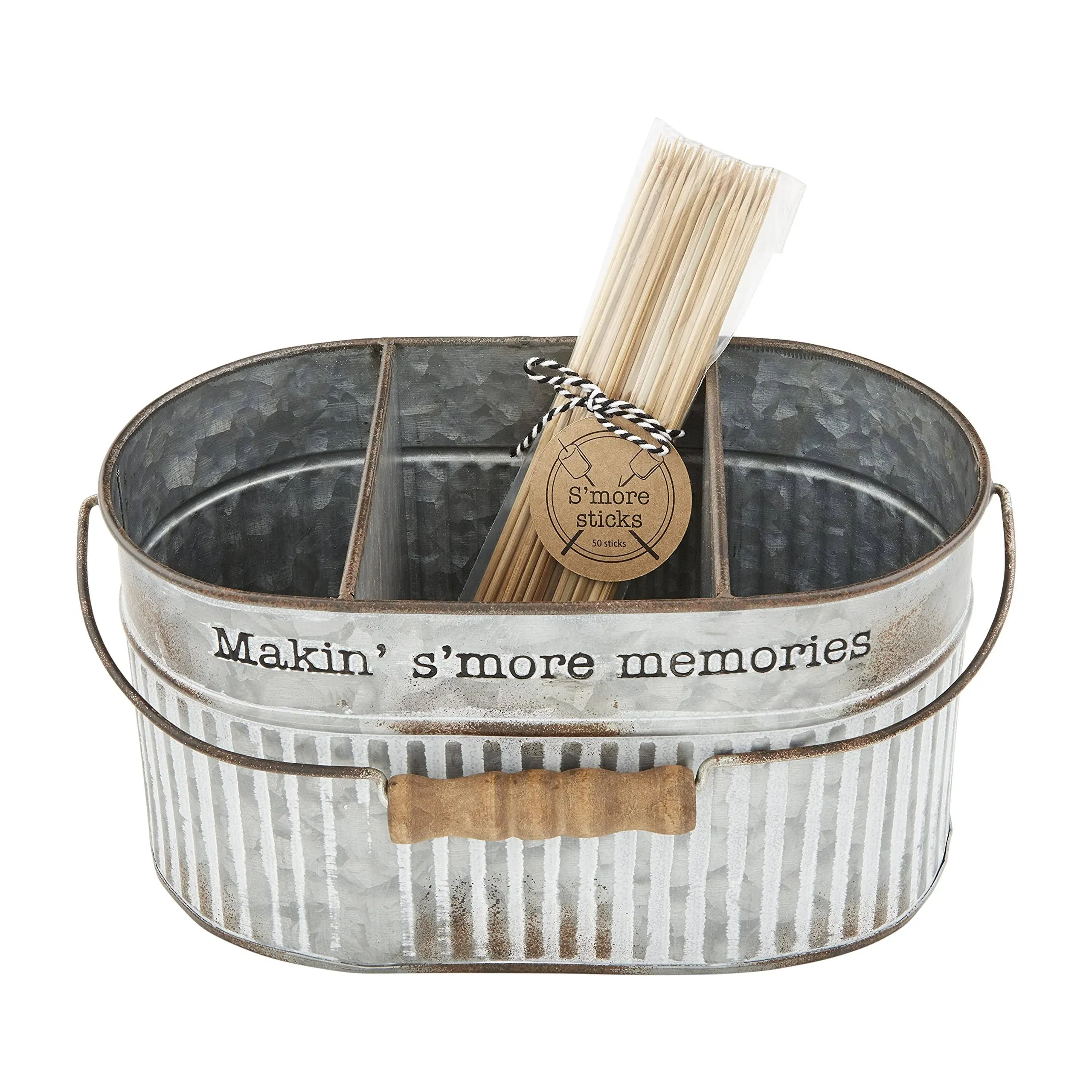 "S'More Bucket & Skewer Set - Mud Pie"