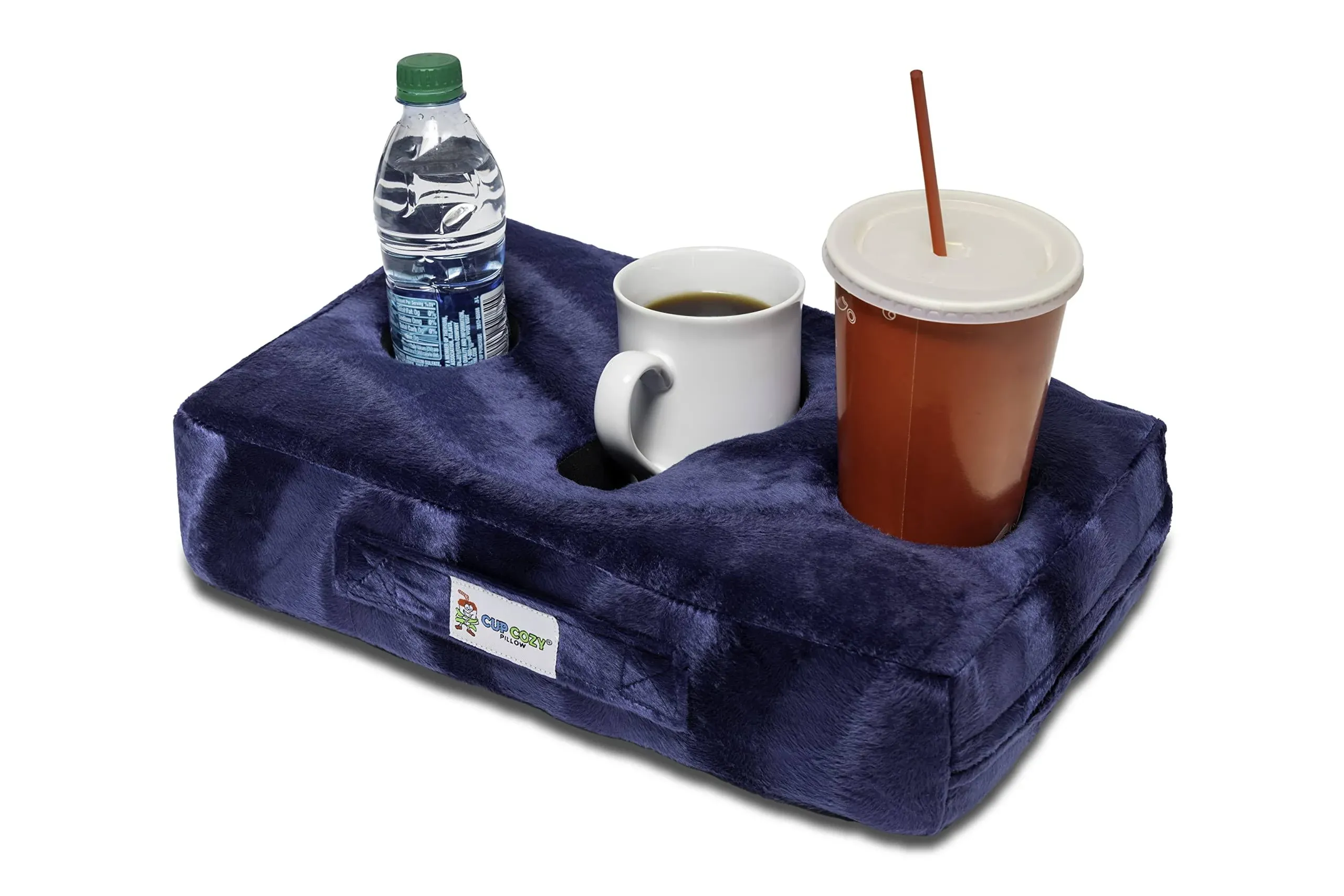 Cup Cozy Pillow Navy Blue -AS Seen on TV-The World's Best Cup Holder! Keep Your ...