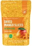 Dried Mango No Sugar Added, 16 oz. Dried Mangoes, Unsweetened Dried Mango Slices, Mango Dried No Sugar, All-Natural Dried Mangos, Dried Unsweetened Mango, Dry Mango from AFRICA. Non-GMO, 1 Pound.