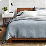 Bare Home TwinXL | Washed Duvet Cover Set - King King / Bering Sea