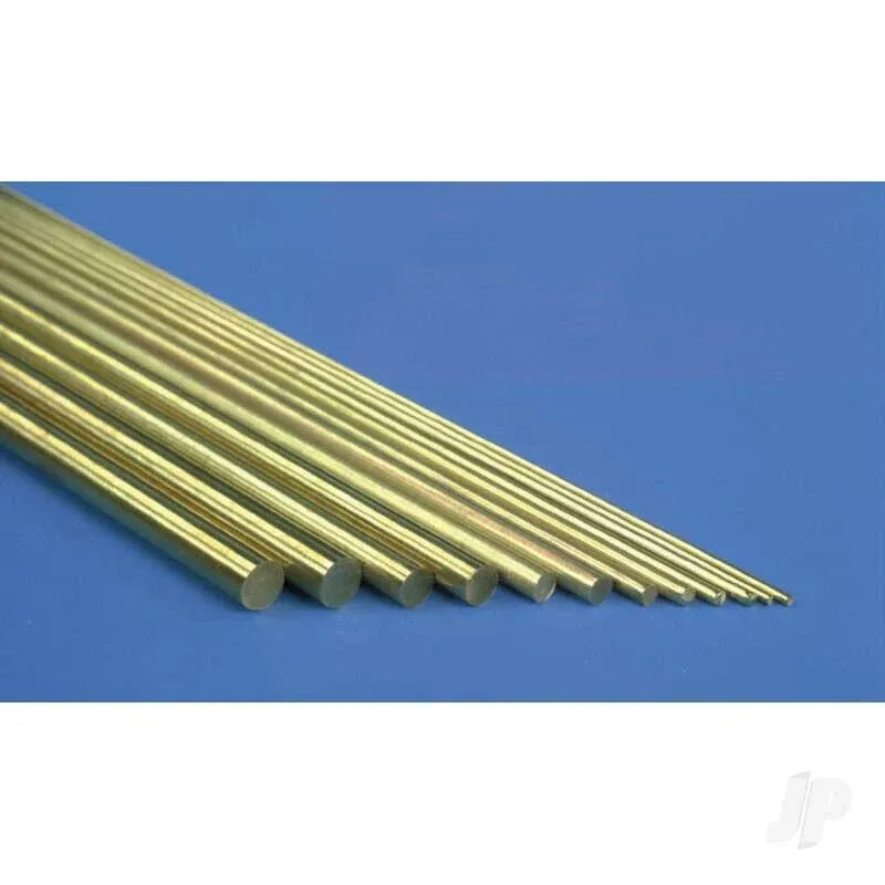 K & S Metals - Round Brass Rod: 1/16" OD x 36" Long