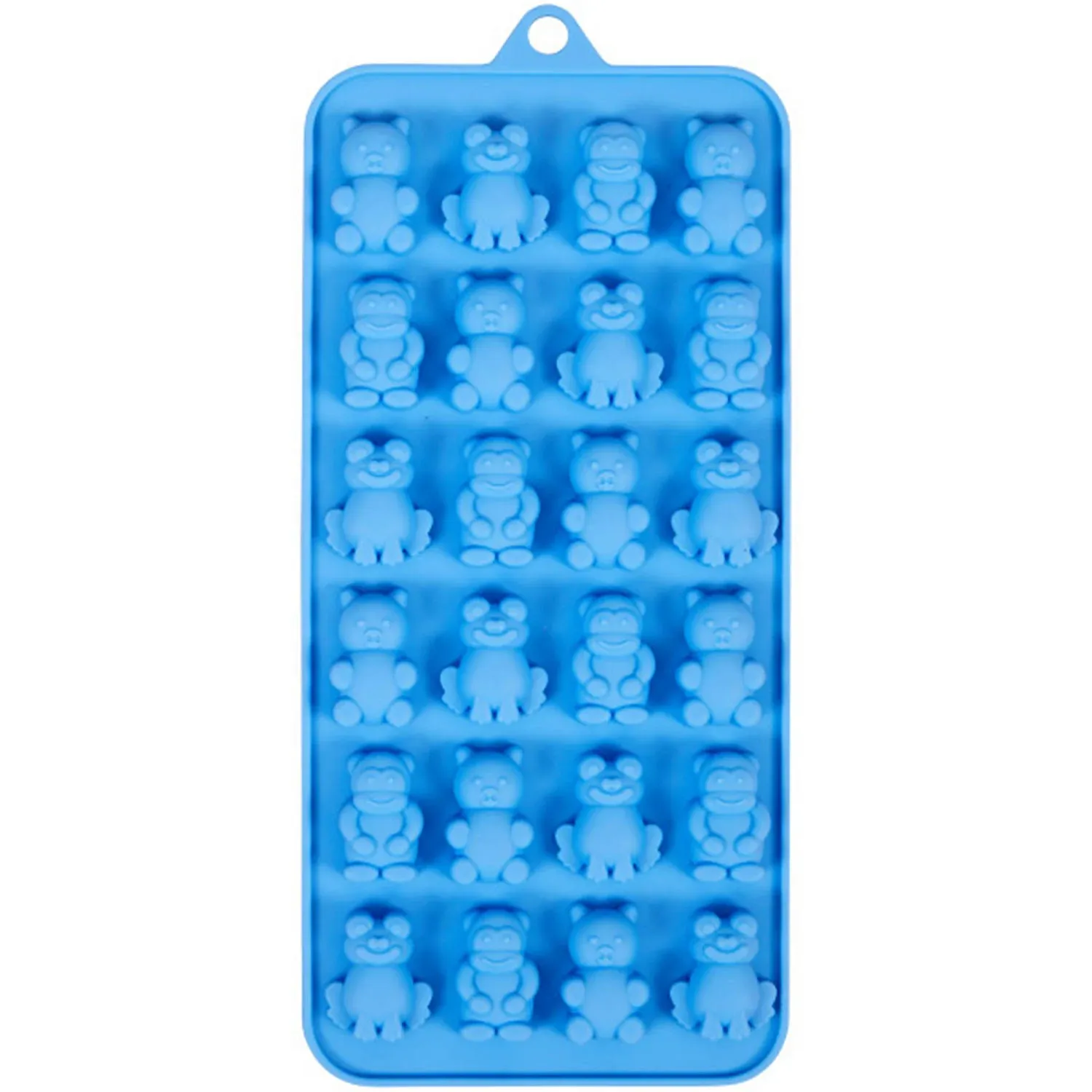 Wilton Silicone Gummy Animal Candy Mold, 24-Cavity