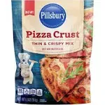 Pillsbury Thin and Crispy Pizza Crust Mix, 6.5-Ounce (Pack of 12)