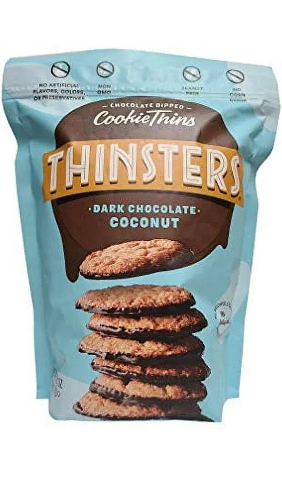 Mrs. Thinsters Dark Chocolate Coconut Cookie Thins