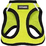 Voyager Step-in Air Dog Harness for Small and Medium Dogs, Breathable Mesh, Lime Green Basem