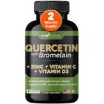 Quercetin with Bromelain + Vitamin C, D3 and Zinc