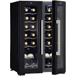 Wine Enthusiast 24-Bottle French Door Dual-Zone Compressor Wine Cooler