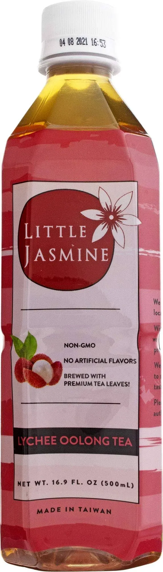 LITTLE JASMINE Lychee Oolong Tea 16.9 Fl Oz Pack of 12