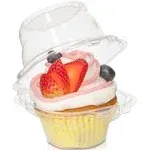 MUSENTIAL Individual Stackable Cupcake Containers