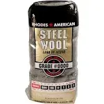 Homax 10120000 Steel Wool, 12 pad, Grade #0000, Rhodes American, Final Finish