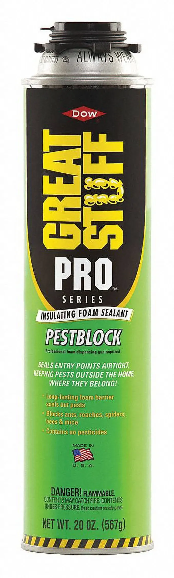 Great Stuff - 11073754 Pro Pestblock Insulating Foam Sealant, 20 fl. oz.