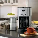 Cuisinart DCC-1200P1 Brew Central 12-Cup Programmable Coffeemaker Coffee Maker, Carafe, Brushed Chrome