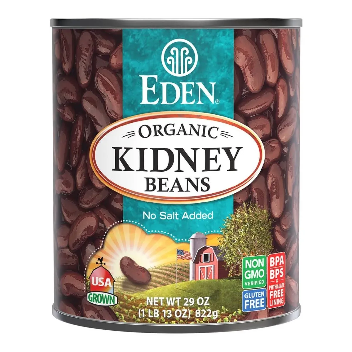 Eden Kidney Beans, Organic - 16 oz