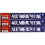 Aluminum Foil Roll 3 Pack Non-Stick Heavy Duty Aluminum Foil Food