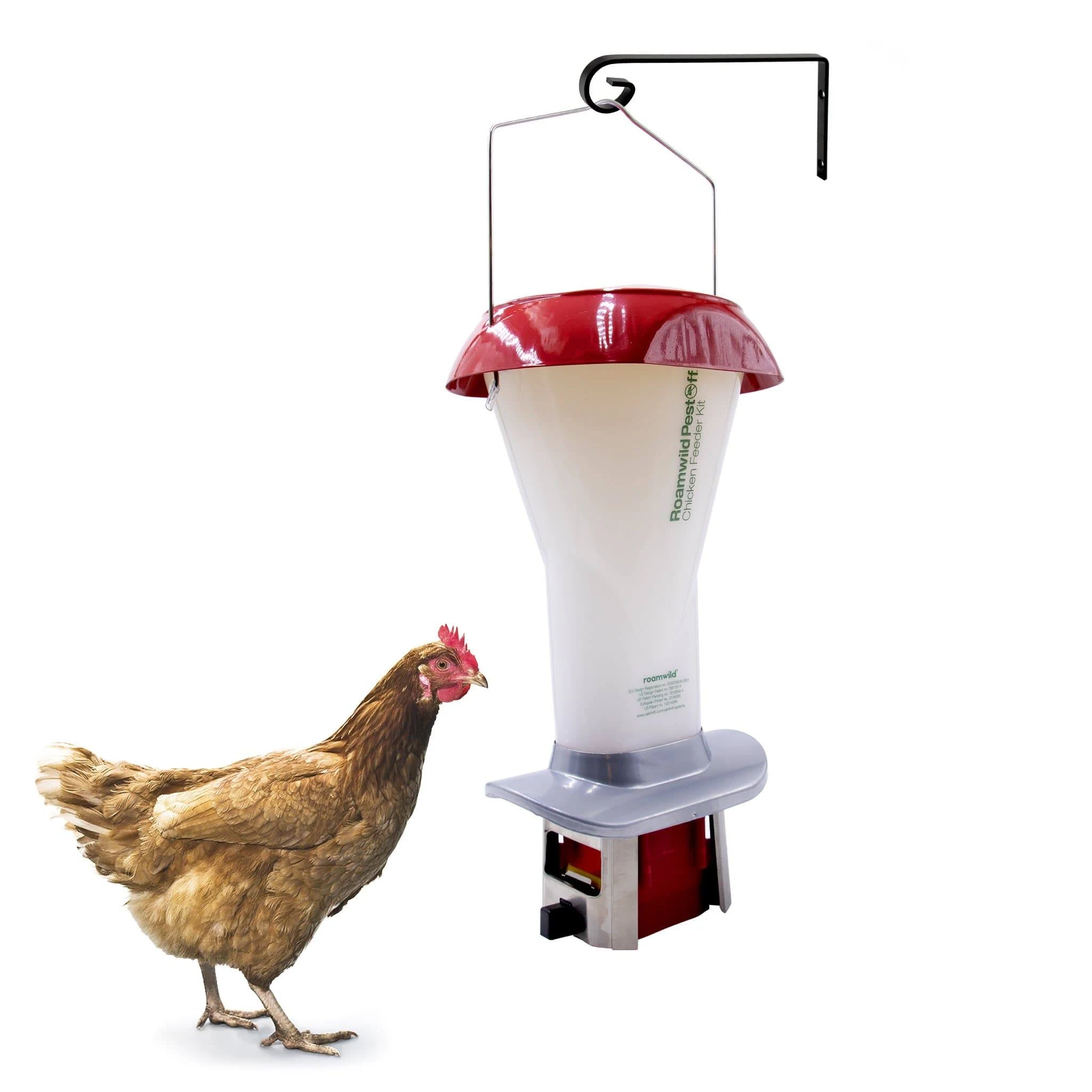 Rat Proof Chicken Feeder Kit - Rat Proof Poultry Feeder � Weather Proof - 8Lbs C