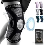 NEENCA Knee Brace for Men,Knee Compression Sleeve Support with Patella Gel Pads & Side Stabilizers,Medical Grade Knee Sleeves for Running,Meniscus