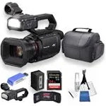 Panasonic HC-X2000 UHD 4K 3G-SDI/HDMI Pro Camcorder W/ 24x Zoom - Starter Bundle