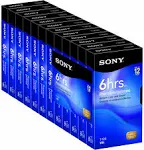 SONY T-120VL 7 Pack 6 hrs VHS Premium Grade VCR Video Tapes NEW &amp; SEALED