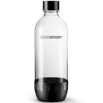 SodaStream Carbonating Bottle Twin Pack, Clear/Black (1042221010)