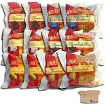 Individually Wrapped Muffins by Otis Spunkmeyer Six Flavor Variety Pack Bundle | Chocolate Chocolate Chip  Blueberry  Lemon  Chocolate Chip  Cheese St