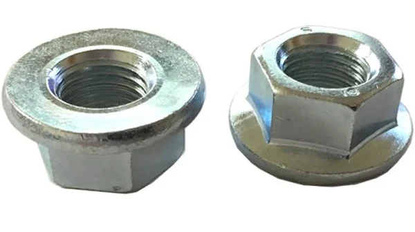 5 M14 - 1.5 Hexagon Flange Nut - Non-Serrated Class 10 Zinc. DIN 6923 / ISO 4161