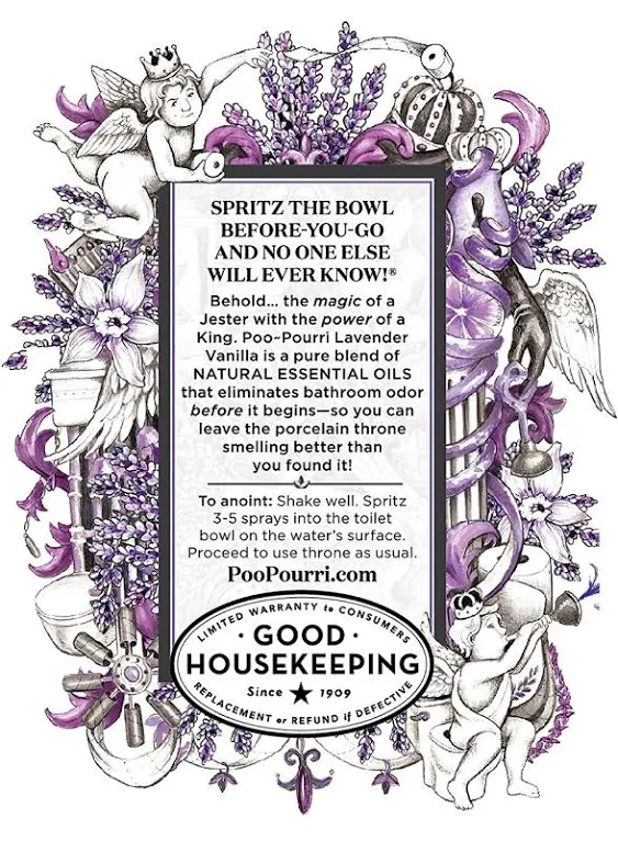 Poo-Pourri Before You Go Toilet Spray Lavender Vanilla