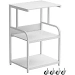 Printer Stand- Large3 Tier Printer Table with Wheels- Industrial Printer Storage