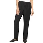 Alfred Dunner Women's Petite Solid Medium Pant