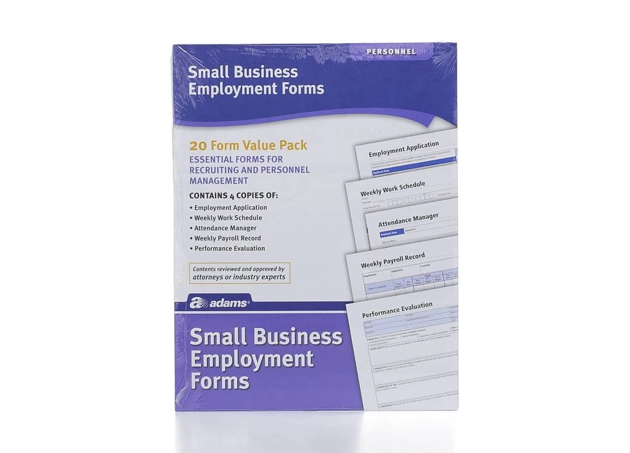 Adams Employee Small Business Employment Forms HV100 - SB / 0114 - 0114