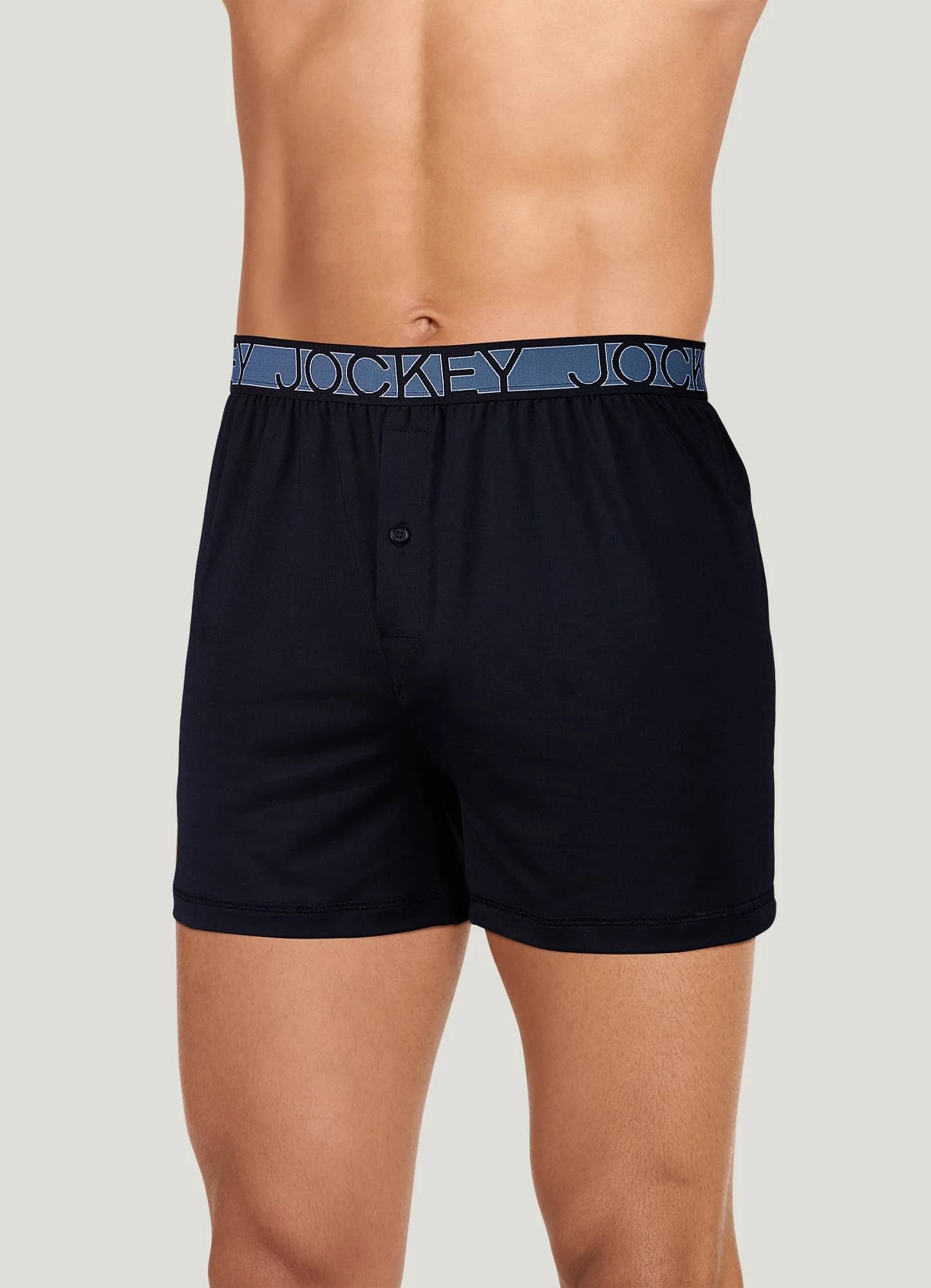 Jockey Men's Active Microfiber 4.5" Boxer 2XL Placid Palm Flare