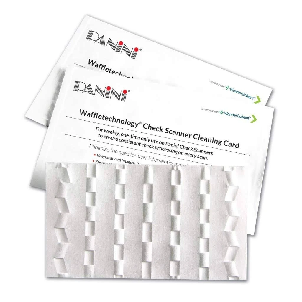 Check Scanner Cleaning Card (25 Cards)