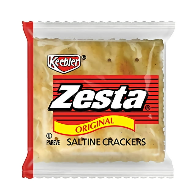 Zesta Saltine Crackers, 2 Crackers/Pack, 500 Packs/Carton