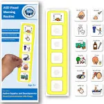 Plastic Visual ASD Morning Routine (Picture Communication Symbols)