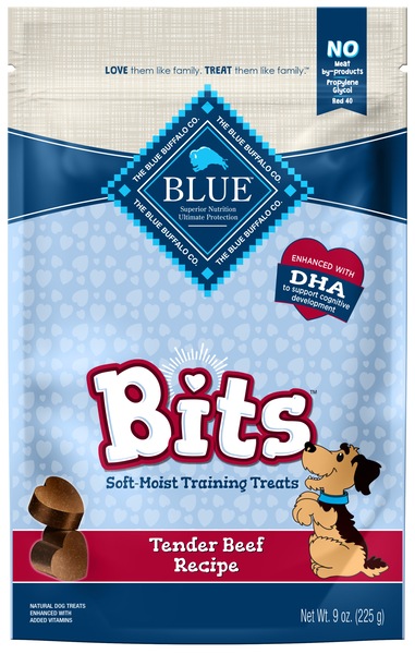 Blue Buffalo Bits Soft-Moist Dog Training Treats - Tender Beef - 4 oz.