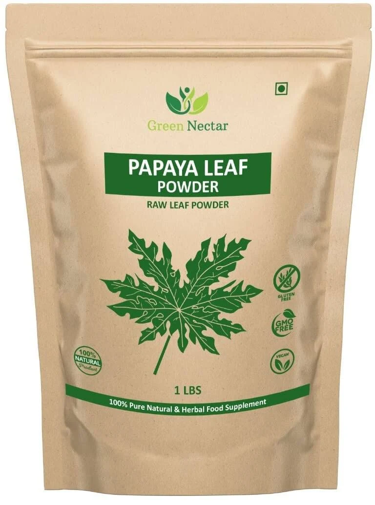 Papaya Leaf Powder 16 Oz(1 Pound), Good to make Tea, juice extract.