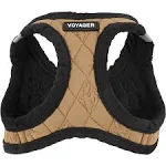 Voyager Step-In Plush Dog Harness – Soft Plush, Step in Vest Harness for Small and Medium Dogs by Best Pet Supplies - Harness (Beige Plush), XS