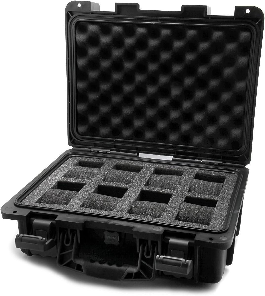 Invicta IG0098-SLC8S-B 8 Slot Black Plastic Watch Box Case