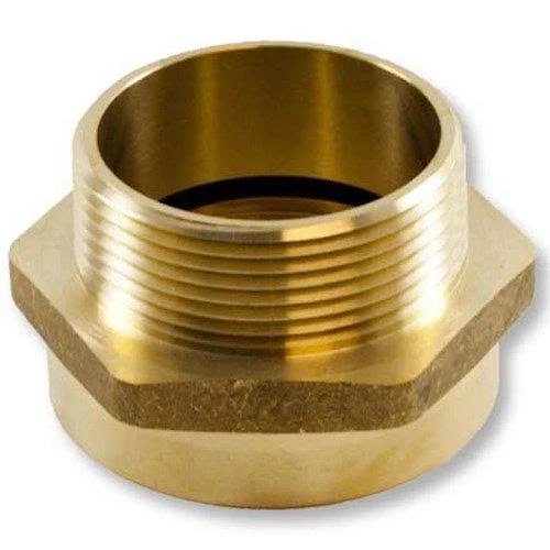 Brass 1 1/2" Female NH to 1 1/2" Male NPT Fire Hose Adapter