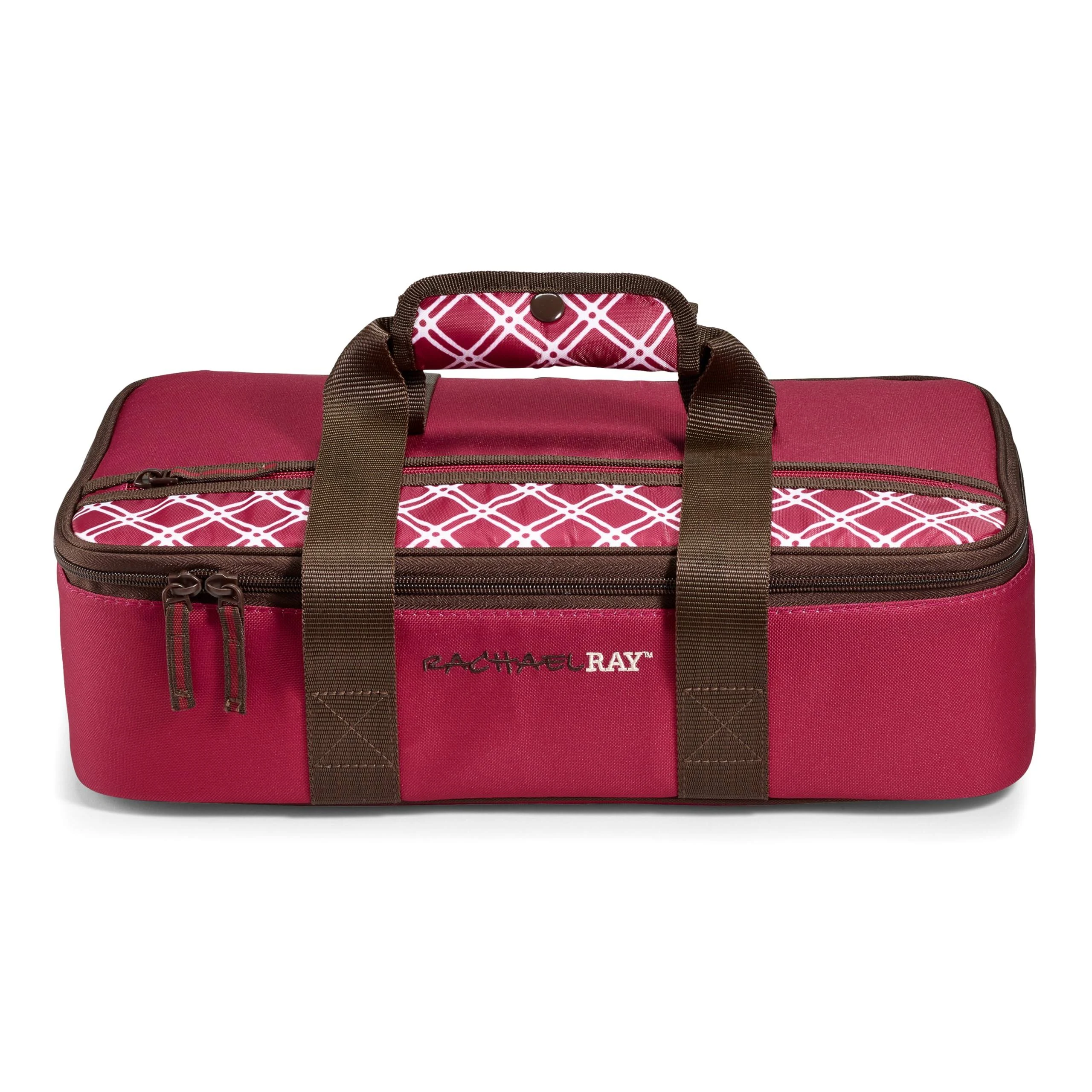 Rachael Ray 5050Rr2583 Burgundy Small Bias Plaid Lasagna Lugger