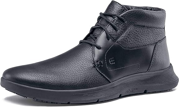 "Shoes For Crews 49262 Holden Men's Size 11 1/2 Medium Width Black Water-Resistant Soft Toe Non-Slip Hoverlite Shoe"