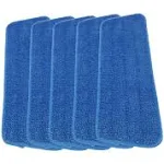 Microfiber Spray Mop Replacement Heads for Wet/Dry Mops Compatible with Bona Flo