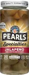 Pearls Specialties, Jalapeno Stuffed, Queen Olives, 7 Ounce 6-Jars (Pack of 6)