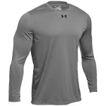 Under Armour mens Locker 2.0 Long Sleeve T-Shirt, True Gray Heather-black, 5X-Large