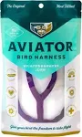 The Aviator Pet Bird Harness and Leash Medium Purple