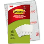 Command PH202-18NA Small Picture Hanging Strips White, 18 Pairs