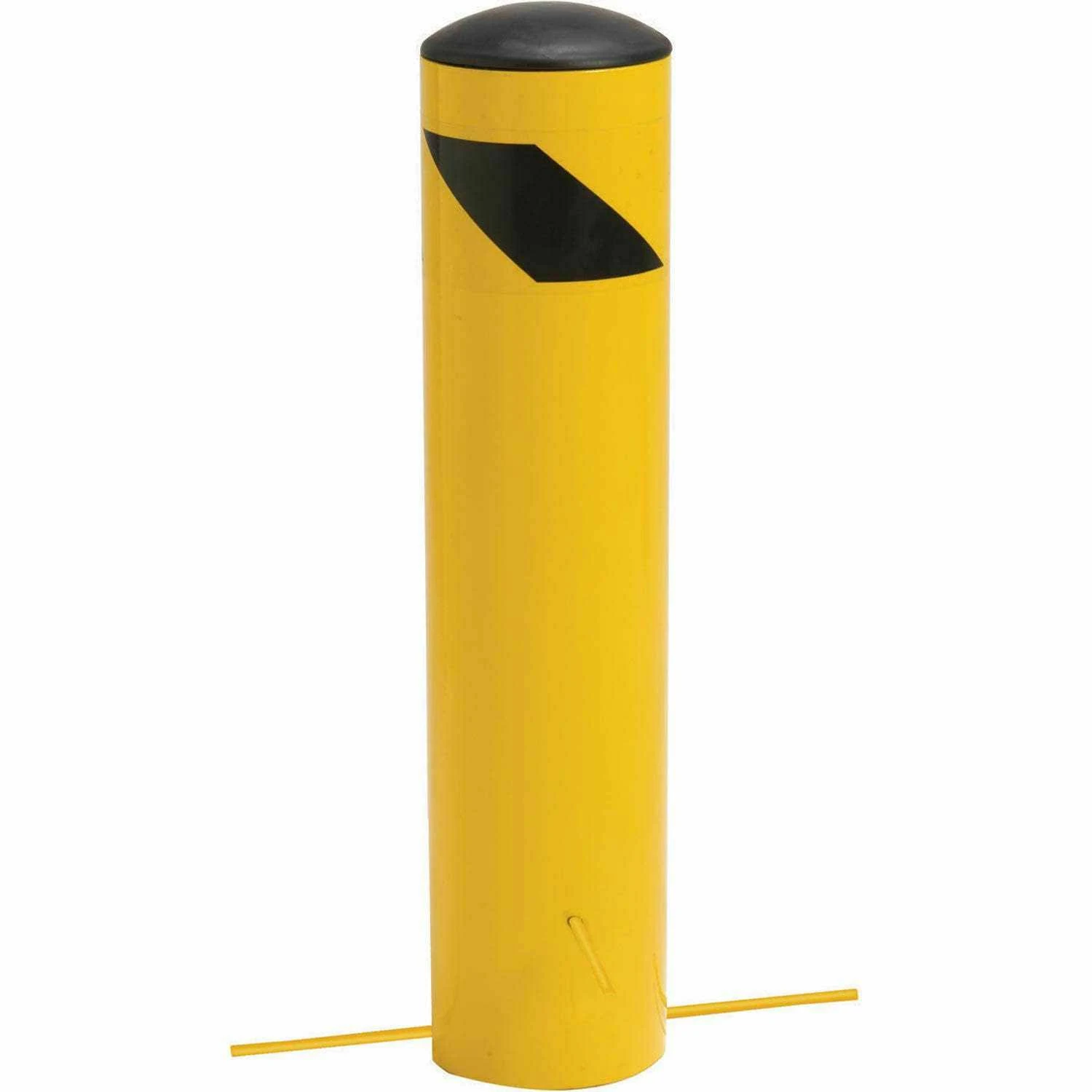 Global Industrial&#153; Pour-In-Place Bollard W/Removable Cap & Chain Slots, 5.5''D x 24''H